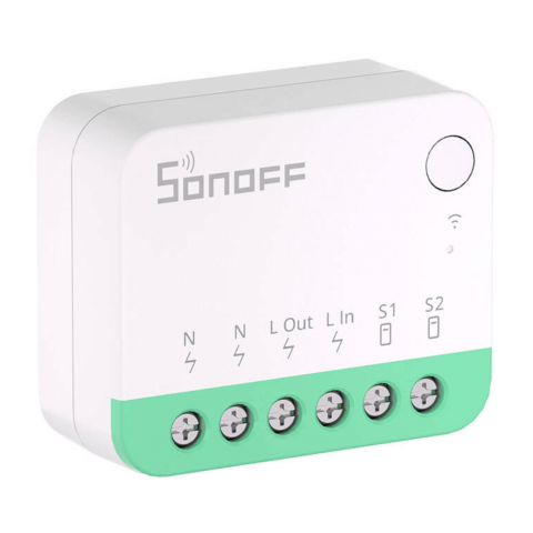 Module Smart Home - Comutator inteligent compatibil Matter, WiFi 2.4GHz, Sonoff MINIR4M