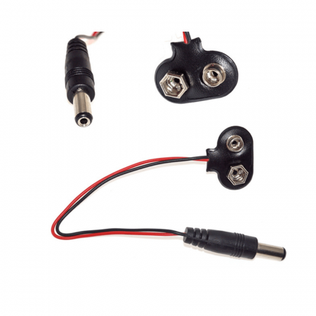 Conector baterie 9V cu mufa 5.5 x 2.1 mm [1]