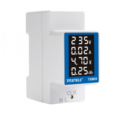 Contoare si Relee Electrice - Contor electric pentru masurarea a 4 parametri, TAXNELE TXM05