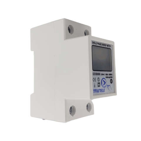 Contor electric cu afisare a 4 parametrii, TAXNELE DDS668 [1]