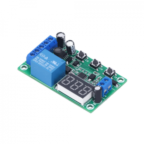 Modul releu 12V, detectie curent 0 - 10A DC, afisaj LED [1]