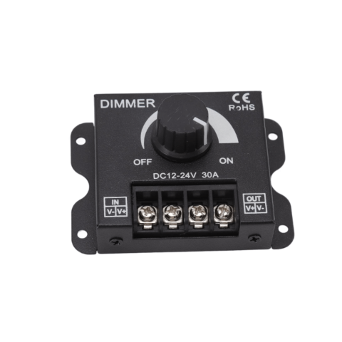 Modul dimmer manual benzi LED 5050 si 3528, 12V - 24VDC, 30A [1]