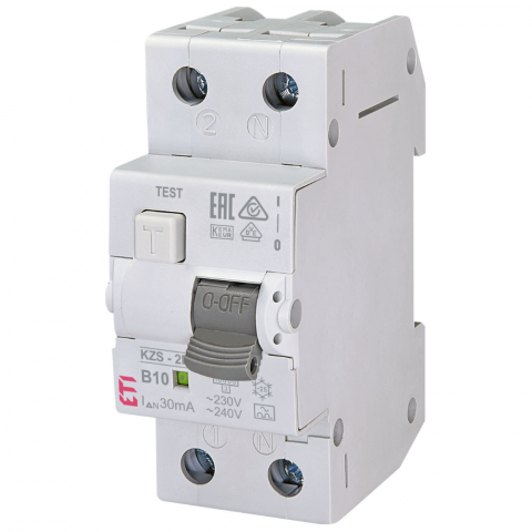 Diferential RCBO KZS-2M A B10/0.03 ETI 002173202