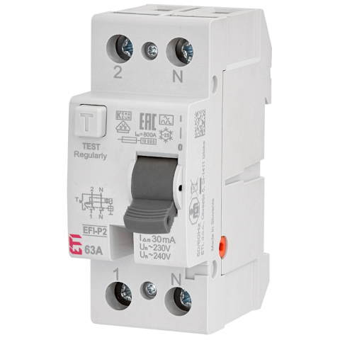Diferential RCCB EFI-P2 A 63/0.03 ETI 002061113
