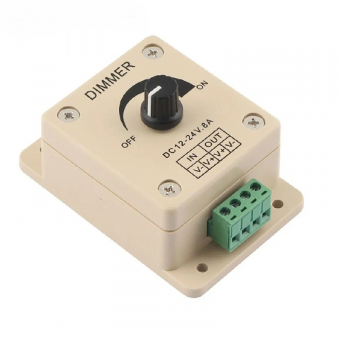 Module Electronice - Dimmer reglabil 12V-24V,  pentru banda LED