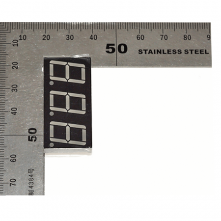 Display LED, 3 digit 7 segmente, 0.56", catod comun [2]