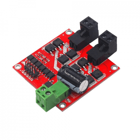 Electronica - Modul driver motoare L298 160W, 7A, H-Bridge