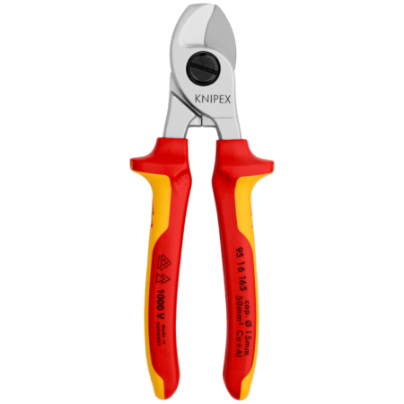 Clesti de Taiat - Foarfeca VDE pentru taierea cablurilor, Knipex 95 16 165
