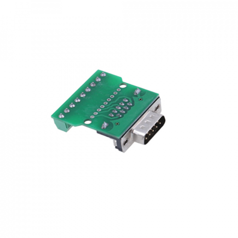 Conector DB9 tata, terminal cu surub, 9 pini, RS232/RS485 [1]