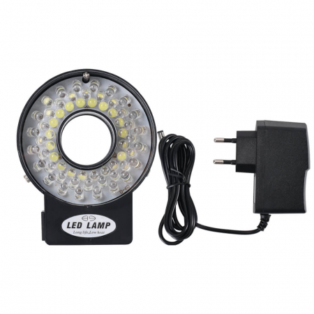 Microscoape Digitale - Inel iluminator 60 LED pentru microscoape digitale, diametru maxim 45mm