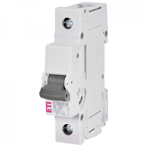Distributie Comutatie si Protectie - Intrerupator de circuit ETIMAT P6 1p B20 ETI 001900011
