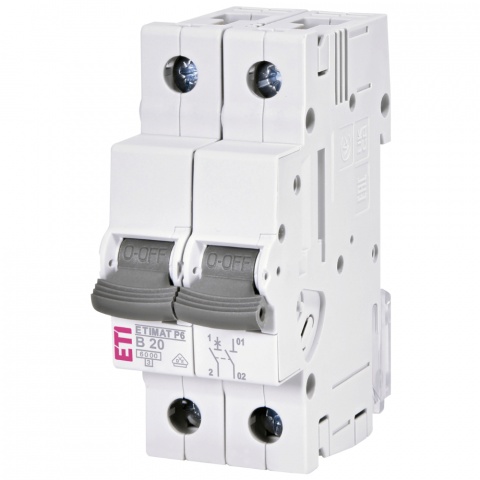 Electrice - Intrerupator de circuit ETIMAT P6 1p+N B20 ETI 001900111