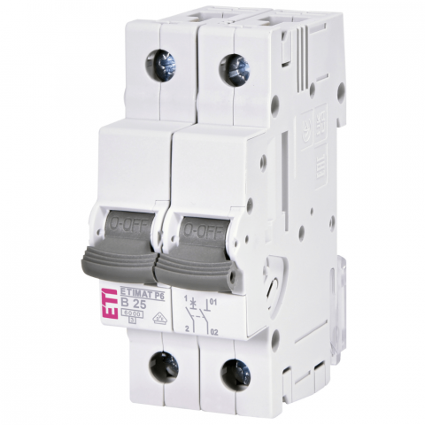 Electrice - Intrerupator de circuit ETIMAT P6 1p+N B25 ETI 001900112
