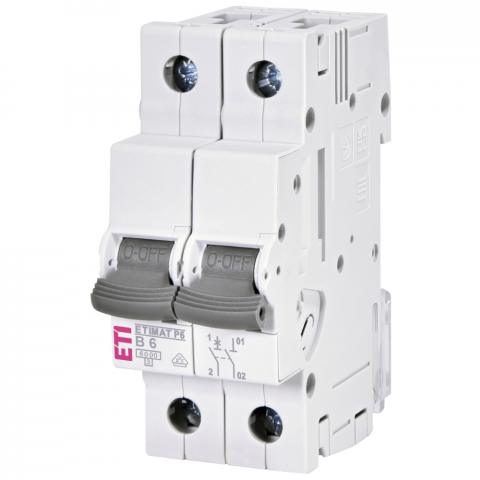 Electrice - Intrerupator de circuit ETIMAT P6 1p+N B6 ETI 001900107