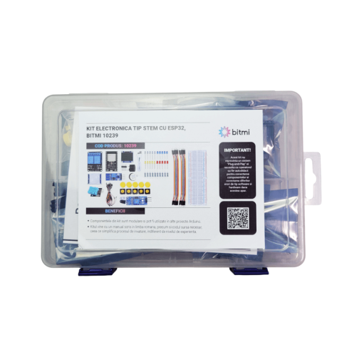 Kituri Electronice - Kit de electronica tip STEM cu ESP32, Bitmi 10239