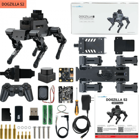Kit robot cu Lidar Dogzilla S2 cu AI si 12DOF, compatibil Raspberry Pi 5 [2]