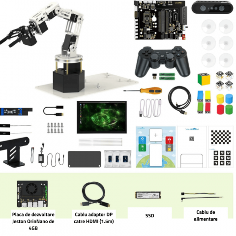 Kit de brat robotic 6DOF cu Lidar DOFTBOT PRO, cu placa OrinNano 4GB [3]