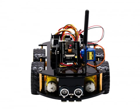 Kituri Electronice - Kit de robot STEM 4WD cu modul ESP32-CAM, Bitmi 10294