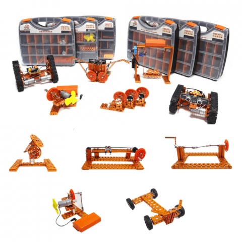 Kituri Electronice - Kit educational STEM de Electronica si Mecanica cu 20 de lectii, 181010