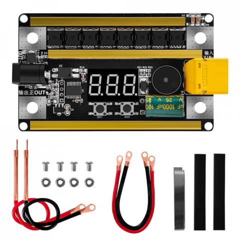 Module Electronice - Modul pentru sudura in puncte acumulatori, 12V DC, 2400A, ajustabil