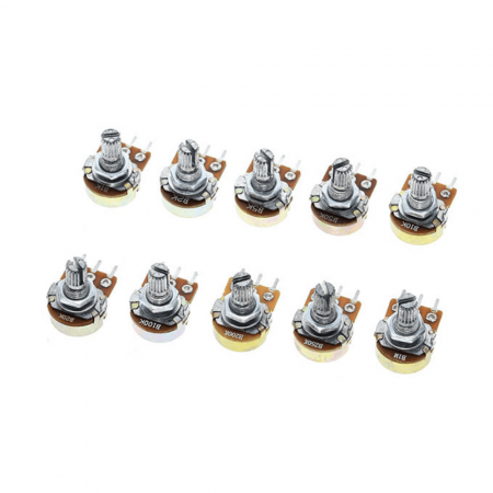 Kit 10 potentiometre WH148 1KΩ - 1MΩ, Bitmi 10506 [2]