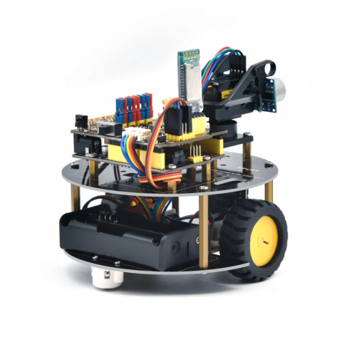 Kit robot STEM Keyestudio KS0558 Smart Little Turtle Car V3.0, 2WD [1]