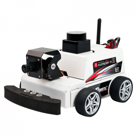 Electronica - Kit robot STEM cu Lidar, MicroROS-Pi 5, compatibil Raspberry Pi 5