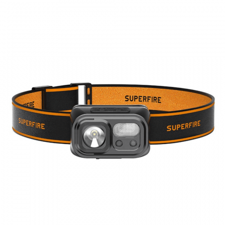 Lanterna de cap cu actionare prin gesturi, 350 lumeni, 5W Superfire HL23-S
