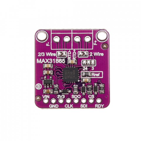 Convertor digital MAX31865 pentru senzori de temperatura RTD, PT100 si PT1000 [1]
