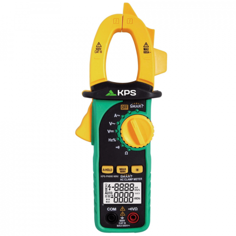 Mini clampmetru digital, 600A AC, 600V AC/DC, 10MΩ, KPS PA900MINI