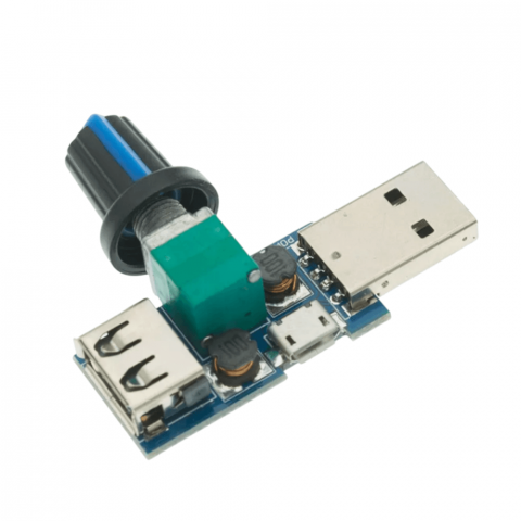 Module Electronice - Mini controler USB pentru ventilator, reglare continua