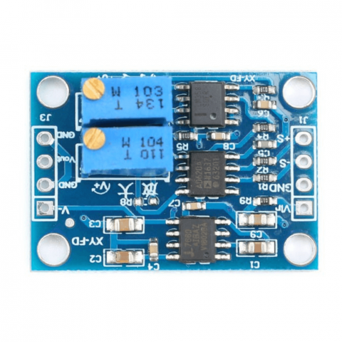 Module Electronice - Modul amplificator semnal tensiune, 3-12V DC, AD620 Microvolt