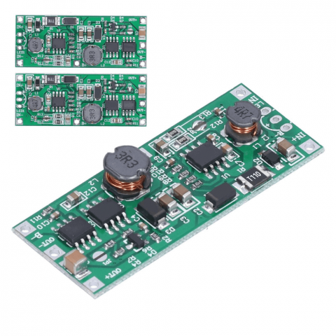 Module Electronice - Modul UPS 12V pentru acumulator litiu-ion 3.7V, cu incarcare automata si comutare