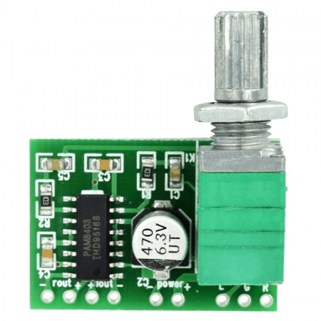 Module Electronice - Modul amplificator audio clasa D 2x3W DC 5V PAM8403