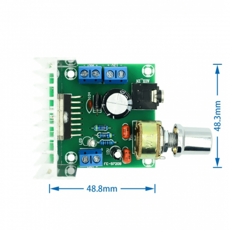 Modul amplificator audio TDA7297, clasa AB, 2x 15W, 12V [2]