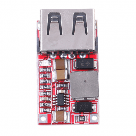Module Electronice - Modul coborator de tensiune DC-DC, 5V, 3A cu port USB