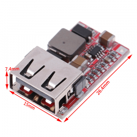 Modul coborator de tensiune DC-DC, 5V, 3A cu port USB [3]