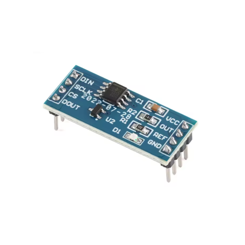 Electronica - Modul convertor digital-analog TLC5615, interfata seriala, 10-bit DAC