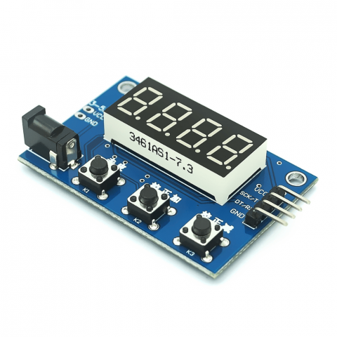 Module Electronice - Modul afisare pentru citirea celulei de sarcina, compatibil cu HX711