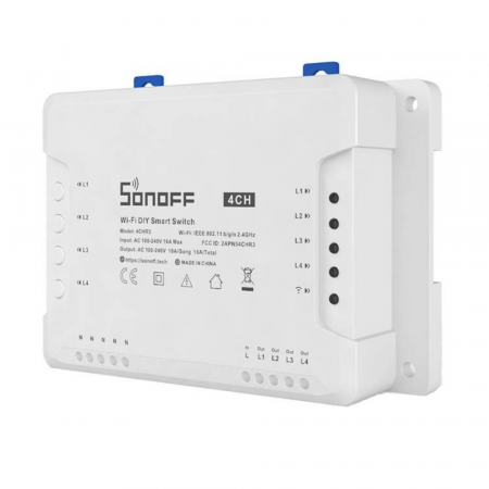 Releu Smart, WiFi, 4 canale, 2200W, 10A, Sonoff 4CHR3 [1]