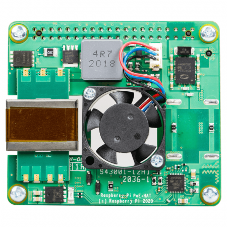 Shield PoE+ pentru Raspberry Pi 3 Model B+ si 4 Model B [1]