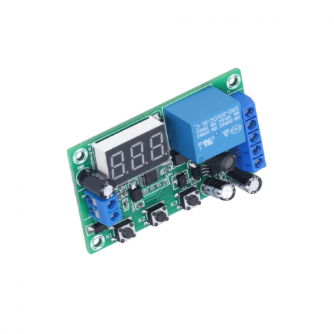 Modul releu 12V, detectie curent 0 - 10A DC, afisaj LED [2]