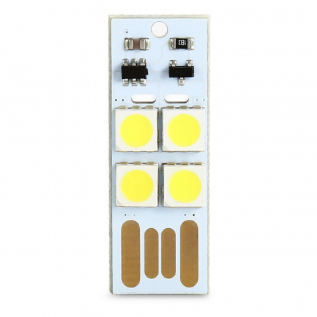 Module Electronice - Modul mini lampa cu 4 LED-uri si intrerupator touch
