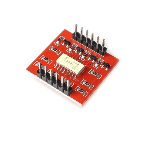 Module Electronice - Modul optocuplor TLP281, 4 canale, 3.3V - 5VDC