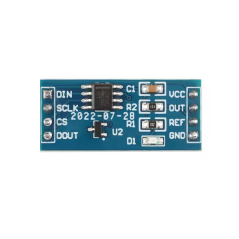 Modul convertor digital-analog TLC5615, interfata seriala, 10-bit DAC [1]