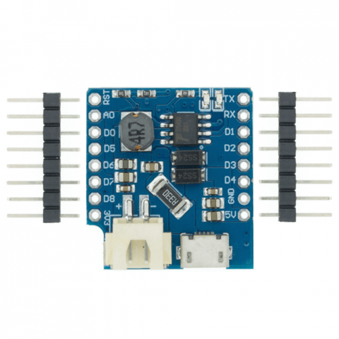 Modul incarcare acumulatori Litiu, 5V/1A, compatibil WeMos D1 Mini