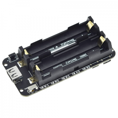 Module Electronice - Modul powerbank 18650, 2P, 5V/3VDC , compatibil Arduino/Raspberry Pi