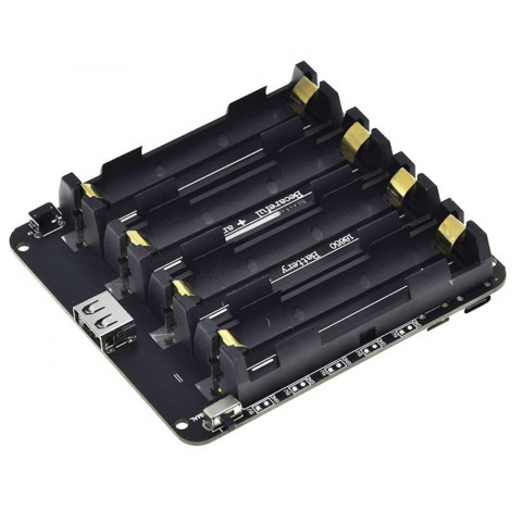 Module Electronice - Modul powerbank 18650, 4P, 5V/3VDC , compatibil Arduino/Raspberry Pi
