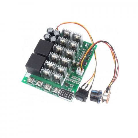 Electronica - Modul regulator viteza 1000W 60A pentru motoare DC