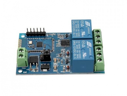 Module Electronice - Modul releu 12V cu 2 canale si control Bluetooth